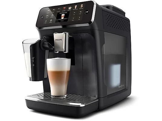 Cafetera superautomática - Philips EP4441/50, LatteGo, Pantalla táctil, 12 ajustes