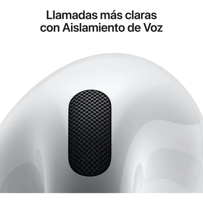 Apple AirPods 4 con Cancelación Activa de Ruido (2024 4ª gen), Inalámbricos, Bluetooth®