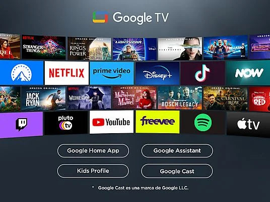 TV LED 55" - TCL 55P6K, UHD 4K, AiPQ, Smart TV, DVB-T2, Smart TV, 60 Hz