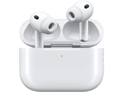 Apple AirPods Pro 3 (2025 3ª gen), Inalámbricos, Cancelación de ruido, Medición frecuencia cardíaca, Live Translation, Chip H2, USB-C, Blanco