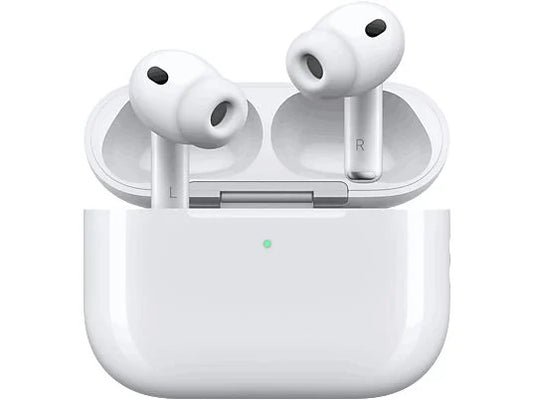 Apple AirPods Pro 3 (2025 3ª gen), Inalámbricos, Cancelación de ruido, Medición frecuencia cardíaca, Live Translation, Chip H2, USB-C, Blanco