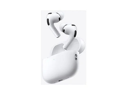 Apple AirPods Pro 3 (2025 3ª gen), Inalámbricos, Cancelación de ruido, Medición frecuencia cardíaca, Live Translation, Chip H2, USB-C, Blanco