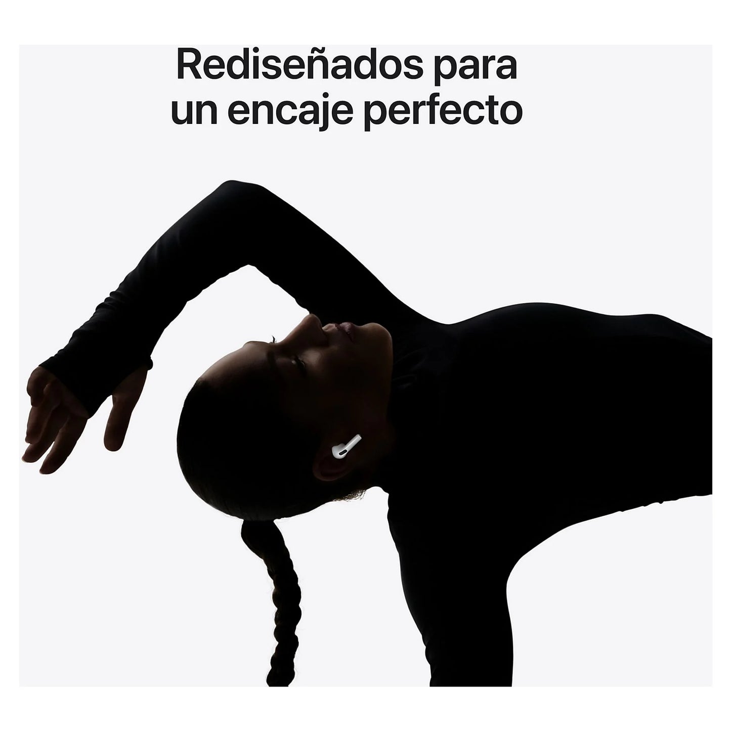 Apple AirPods Pro 3 (2025 3ª gen), Inalámbricos, Cancelación de ruido, Medición frecuencia cardíaca, Live Translation, Chip H2, USB-C, Blanco