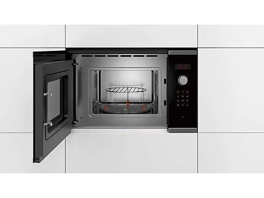 Microondas integrable - Bosch BEL523MS0, 800W, 20 L, Grill, Acero inoxidable